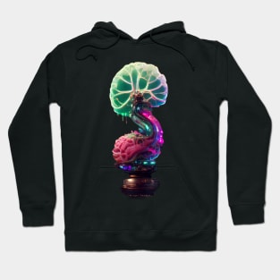 Ai generated image of a Ai brain Hoodie